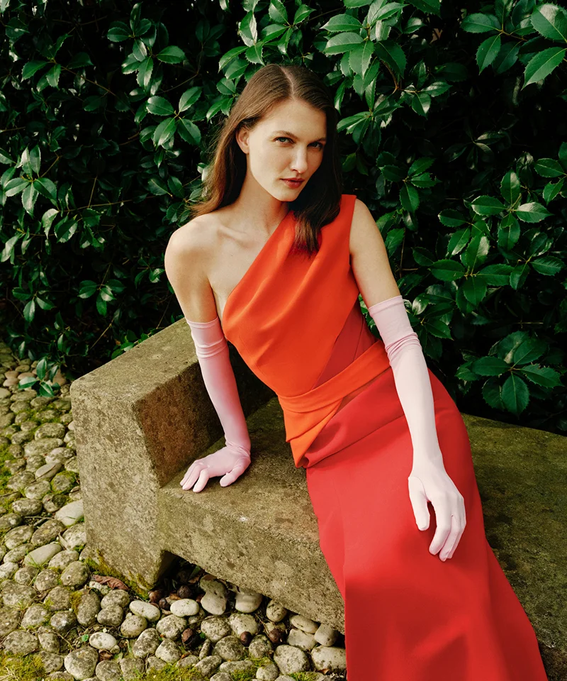 Ipekyol Colorblock Asymmetrical Dress